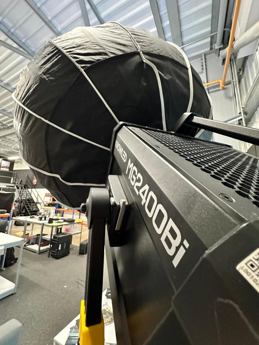 Image C: The godox 2400Bi on display at Media Dog Image C: The godox 2400Bi on display at Media Dog