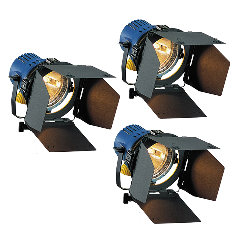 Arri 3 Head 800w Portable Lighting Kit Image