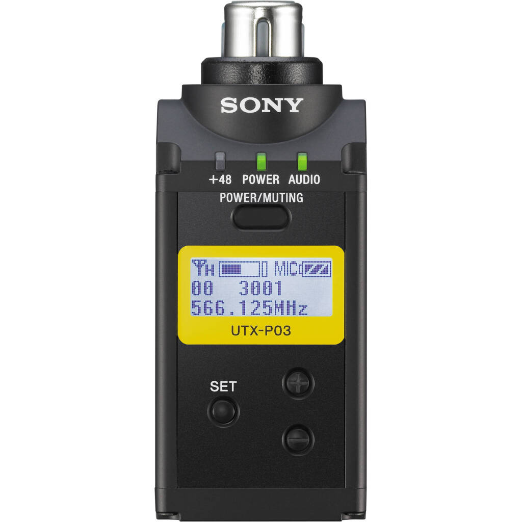 Sony Wireless Plug On Transmitter & Receiver Image