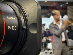 Close Up Of The Canon CN8 at IBC 2022