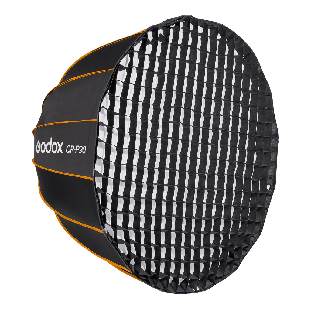 Godox QR-P90 Quick Release Deep Parabolic Softbox With Honeycomb Grid