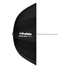 Umbrella Deep White – Medium (105cm / 41″)