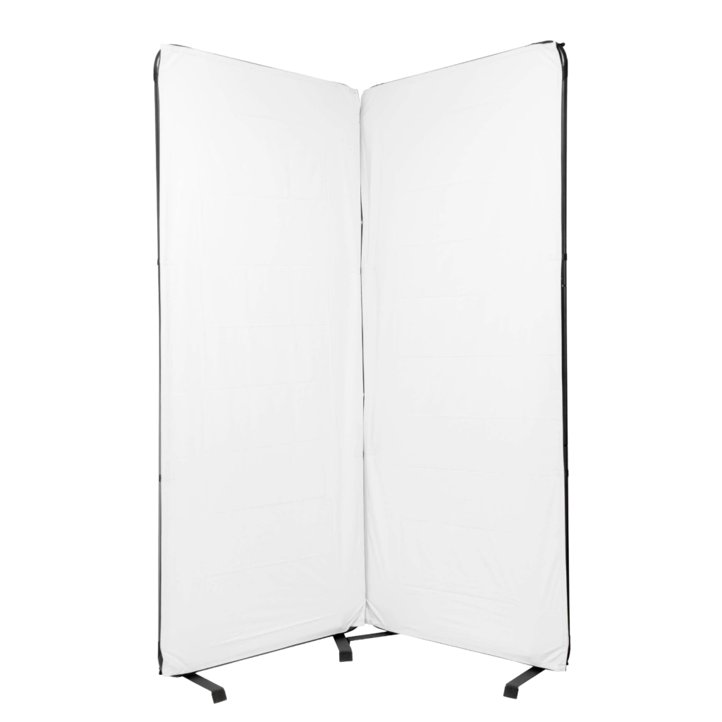 V-Flat Frame – Reversible Black/White/Opaque Fabric Image