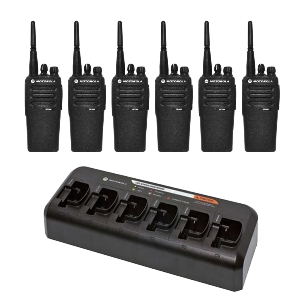 Motorola DP1400 Walkie Talkies – 6 x Kit Image