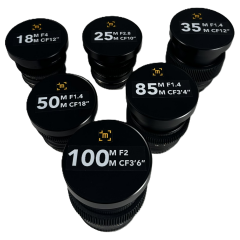 Zeiss Contax CineMod Set – 18, 25, 35, 50, 85, 100mm – Prime Lens Set Zeiss Contax CineMod Set – 18, 25, 35, 50, 85, 100mm – Prime Lens Set